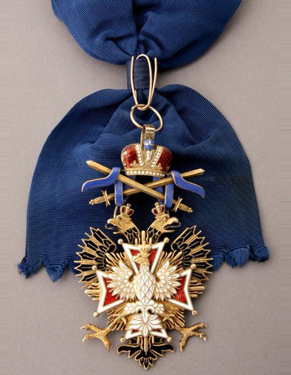 Imperial Russian Order of White Eagle with Swords 