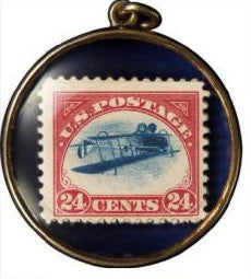 Inverted Jenny Locket Green Mabel 