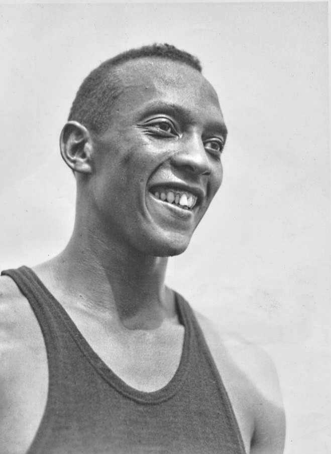 Jesse Owens at the 1936 Olympics