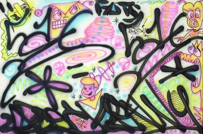 Kenny Scharf Jetsons grafitti 