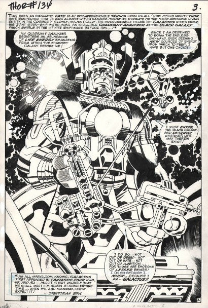 Jack Kirby Thor art 