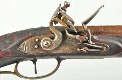 Leonard Reedy Kentucky rifle close-up 