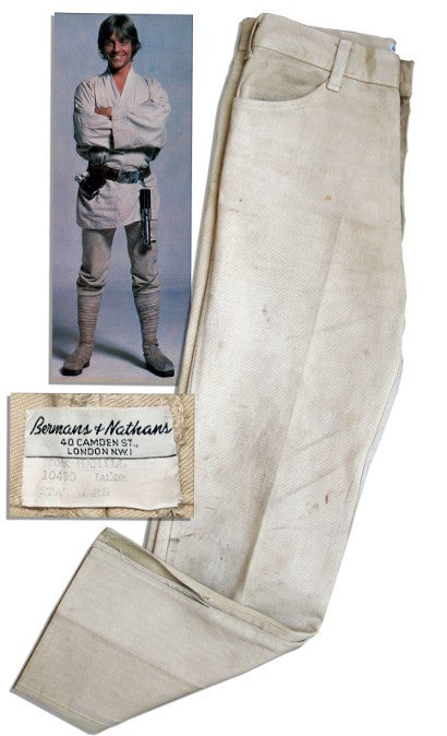 Luke Skywalker trousers auction 
