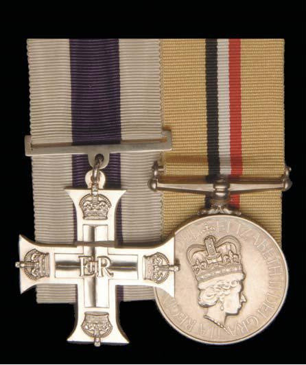 Military Cross pair 