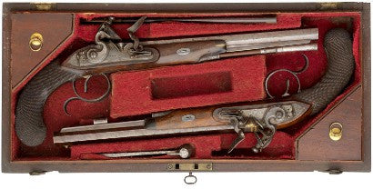 Napoleonic duelling pistols 