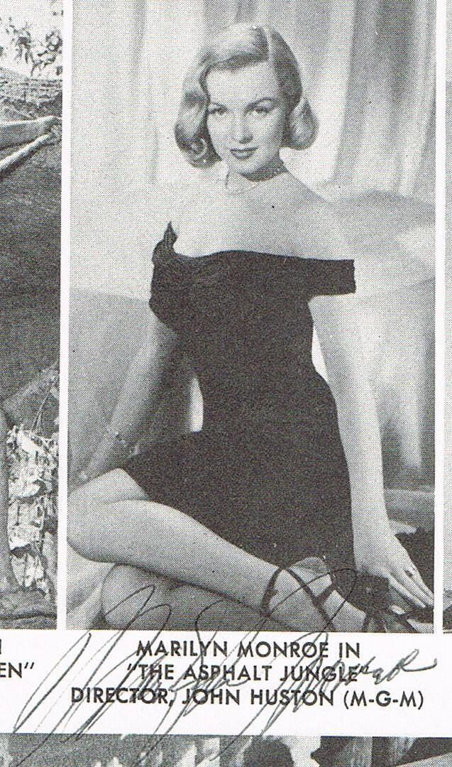Marilyn Monroe publicity shot for Asphalt Jungle.