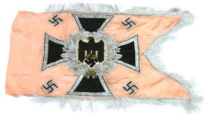 Pink Nazi Heer Panzer standard swallowtail flag 