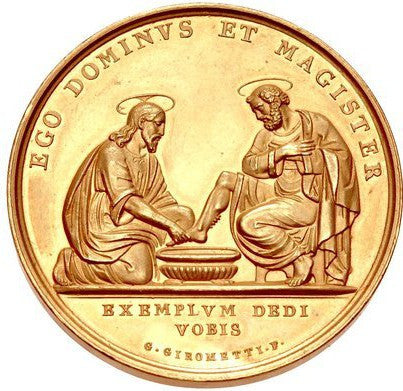Pius IX coin reverse 