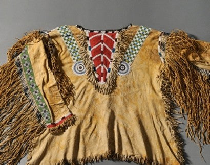 Plains Indian Beaded shirt auction 