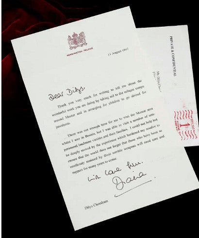 Princess Diana last letter 