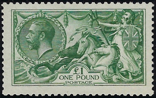 a sea horses stamp from 1913