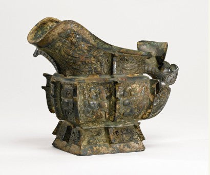 Shang dynasty wine vessel 