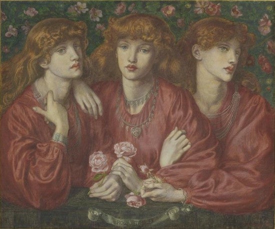 Dante Gabriel Rossetti The Triple Rose Rosa Triplex May Morris 