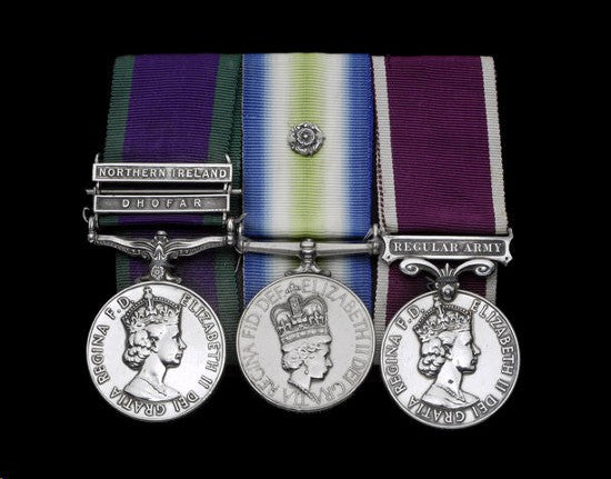SAS officer medals 