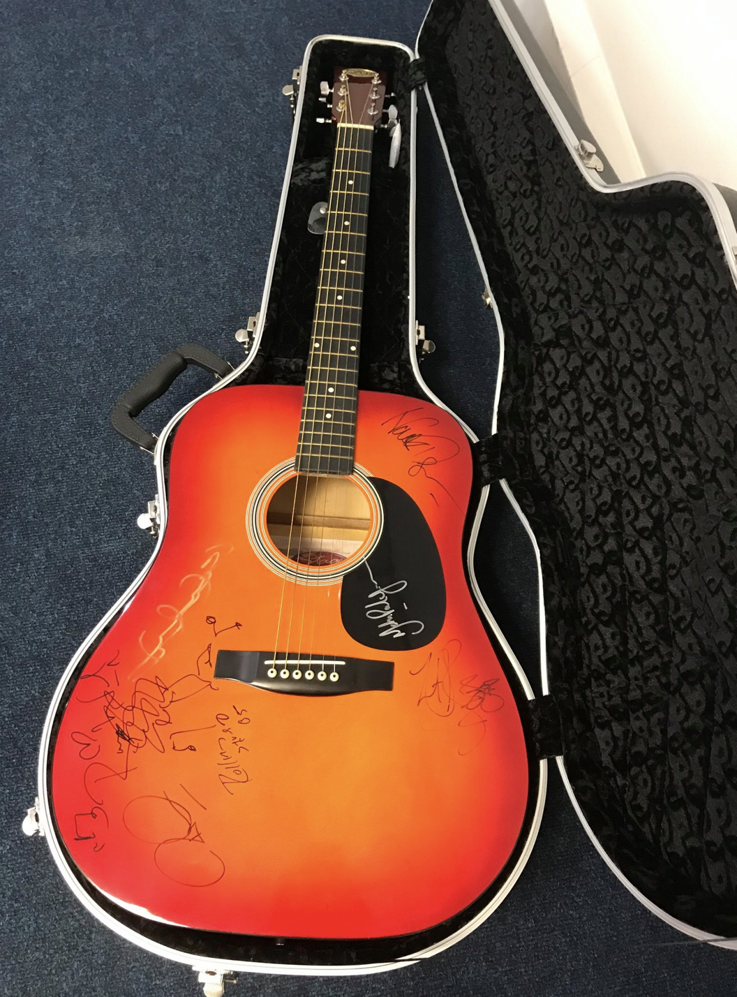 Signed Rolling Stones guitar