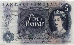 Blue £5 note (Series C, 1963)