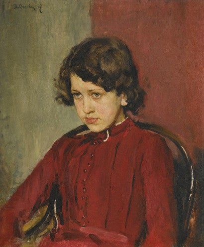 Valentin Serov Portrait of Praskovia Anatolievna Mamontova Sotheby's Russian Art 