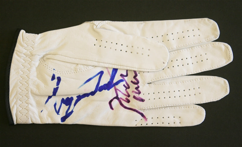 Tiger Woods signed golf glove