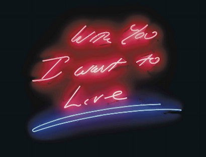 Tracy Emin neon sign 