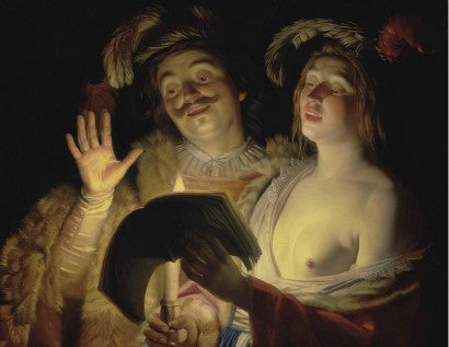 Gerrit Van Honthorst The Duet 