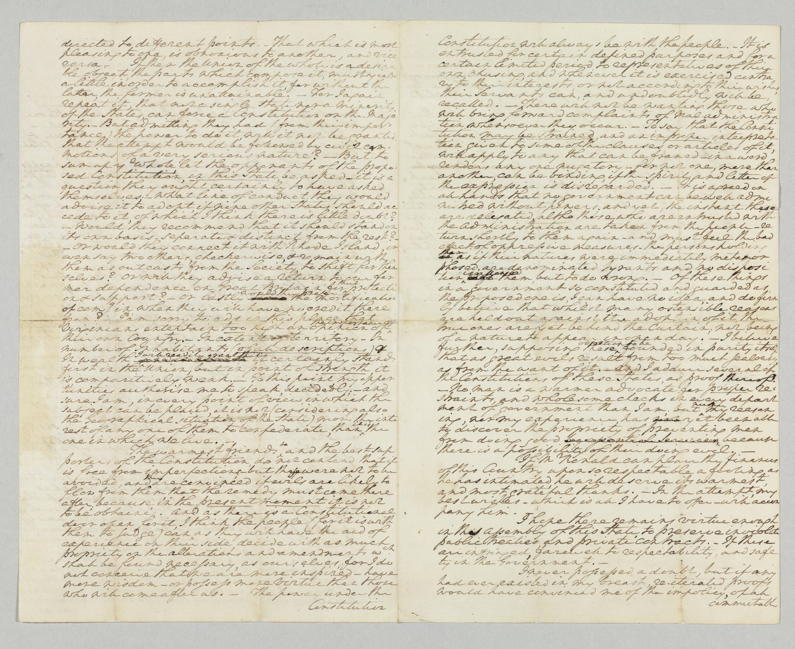 George Washington Bushrod Constitution 