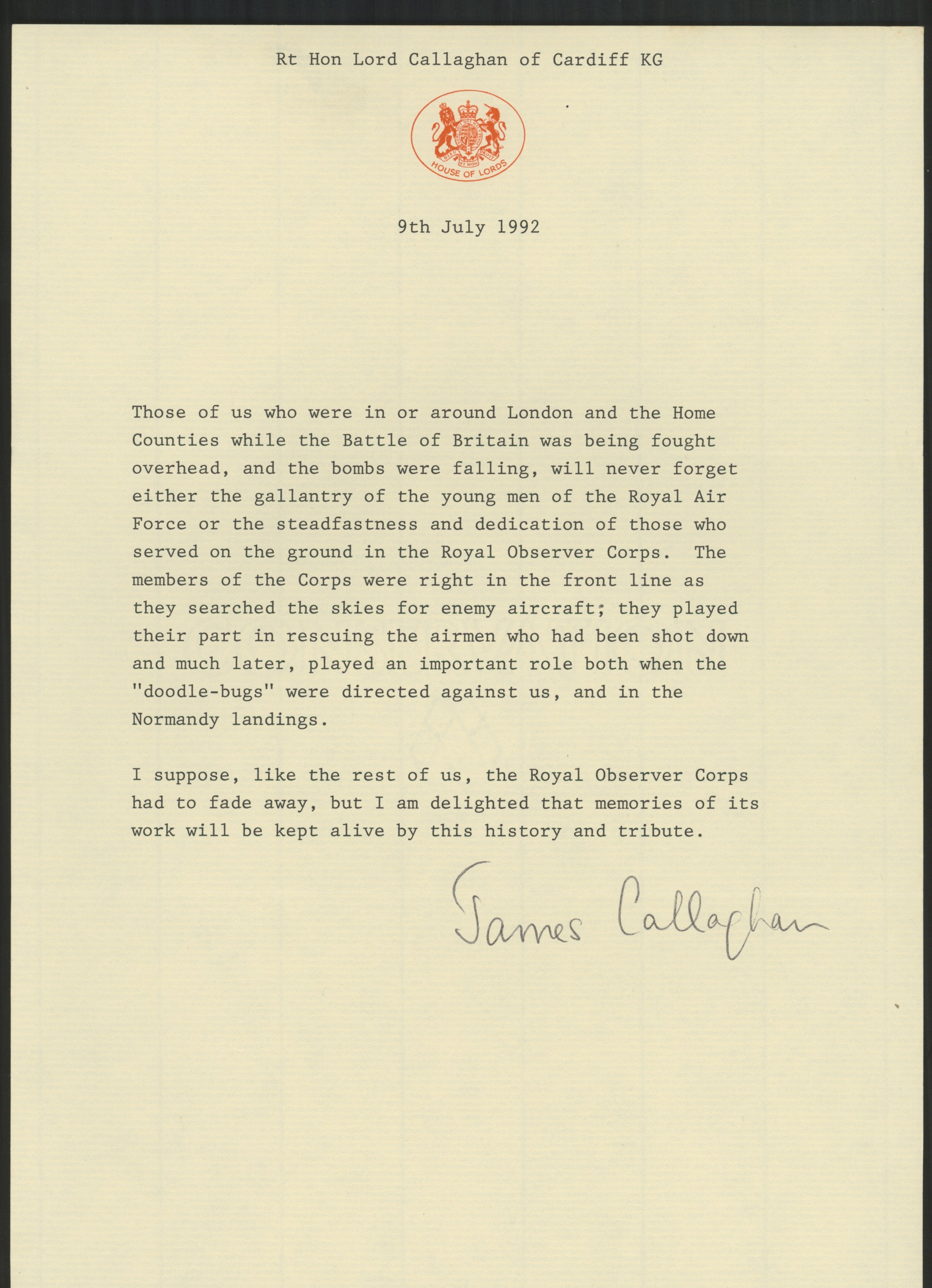 Paul Fraser Collectibles | Margaret Thatcher and other politician signed letters