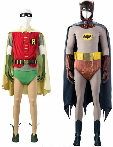 Batman and Robin costumes from the 1960s TV show