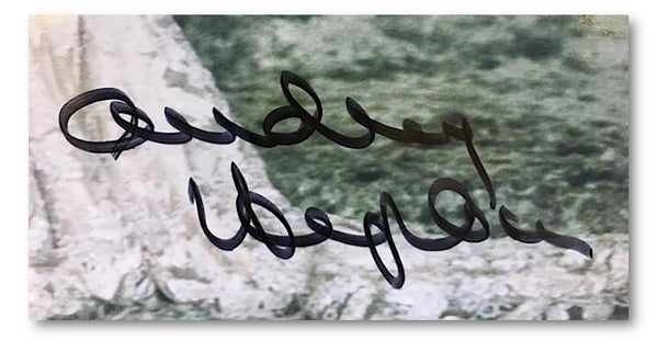 Audrey Hepburn autograph