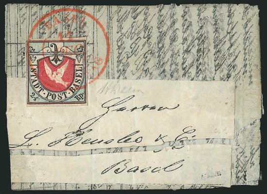 Basel stamp cover 