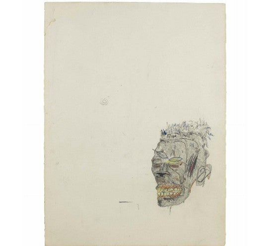 Basquiat head Christies 