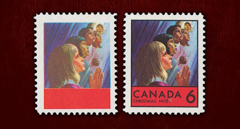 Canada 1969 Christmas 6c error (unused)