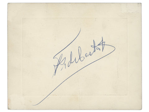 Fidel Castro's autograph