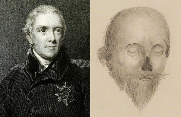 Sir Henry Halford and his sketch of Charles I's corpse