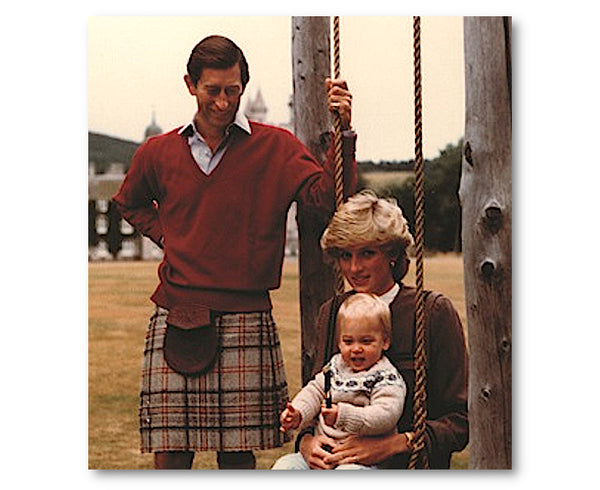 Prince Charles, Princess Diana and Prince Harry, circa 1983