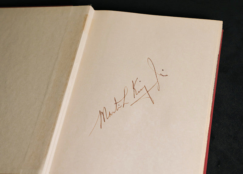Paul Fraser Collectibles | Martin Luther King Jr. signed book