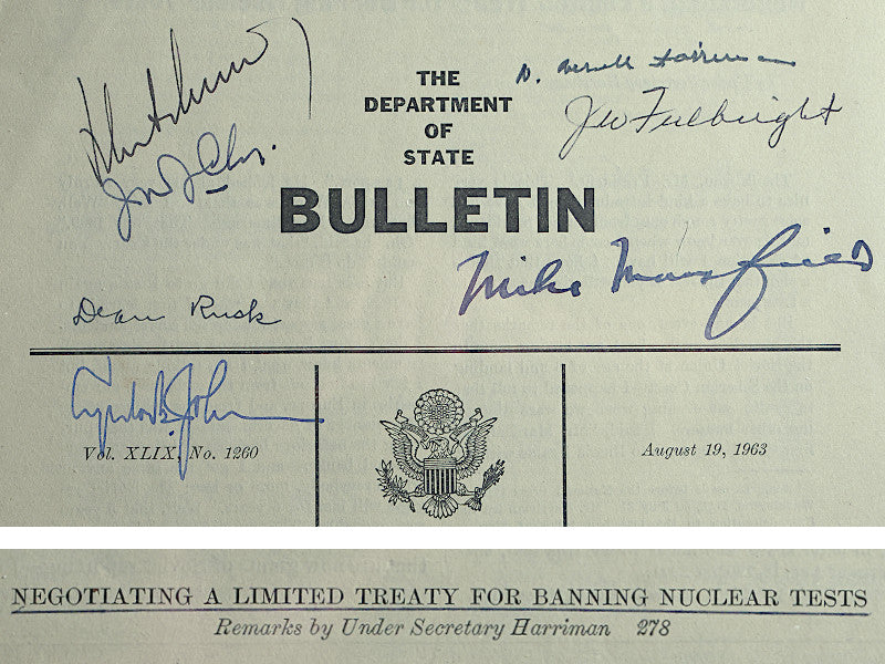The original copy of Department of State Bulletin