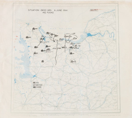 Dday map Heritage 