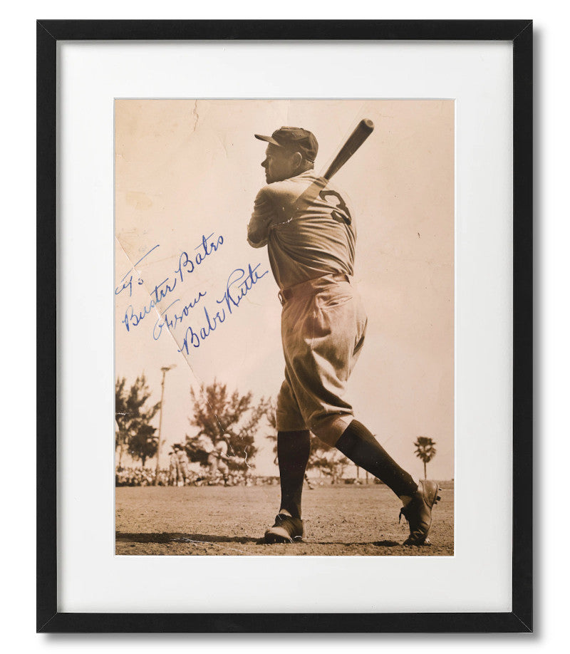 Paul Fraser Collectibles | Babe Ruth signed photograph