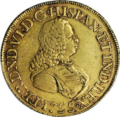 eight escudos Columbian Ferdinand 