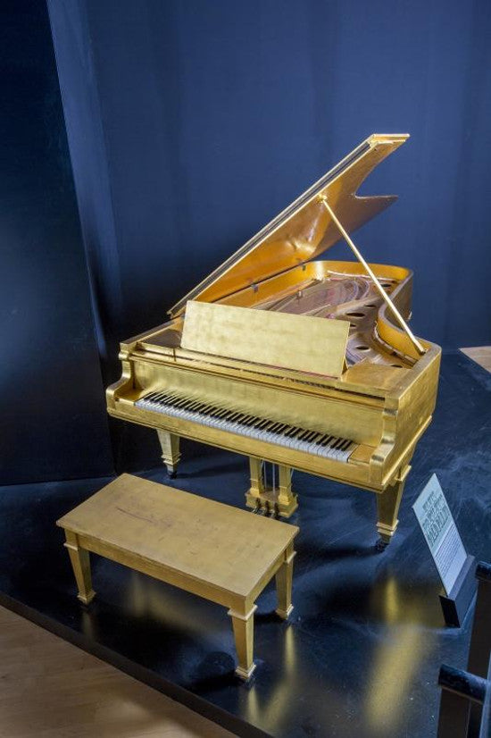 Elvis gold piano 