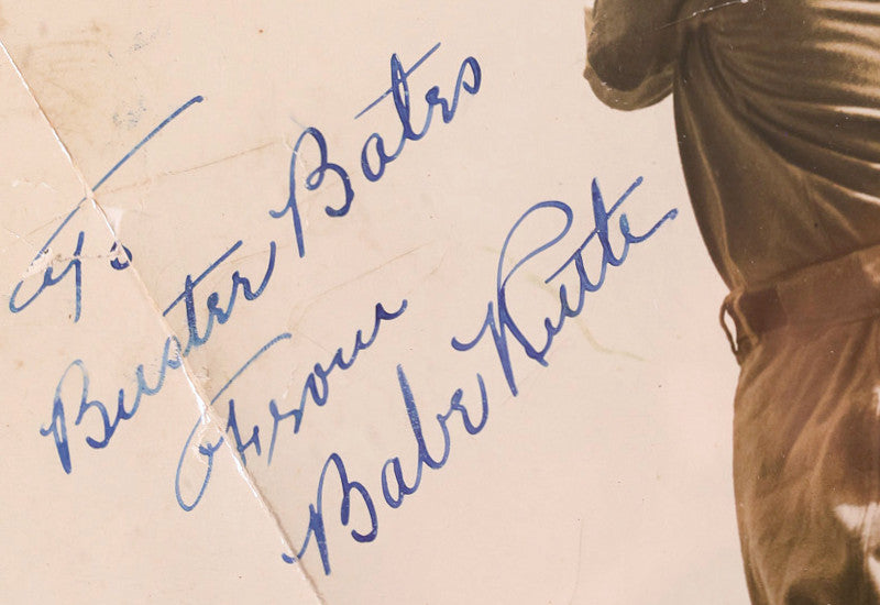 Paul Fraser Collectibles | Babe Ruth signed photograph