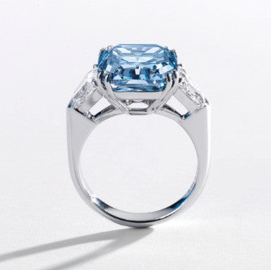 fancy blue diamond ring 