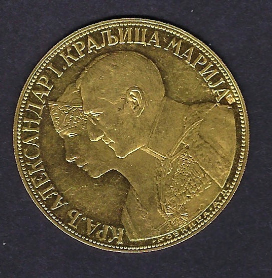 Yugoslavia 1921-1934 - Alexander. Gold milled 4 Dukata.