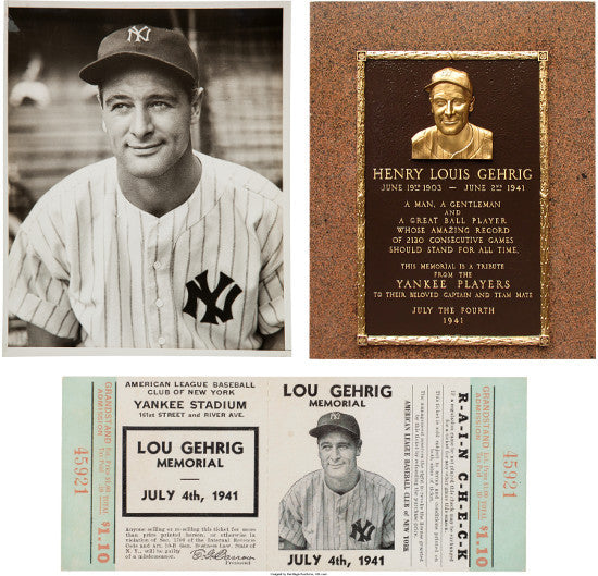 Lou Gehrig's Yankees jersey to beat $800,000?