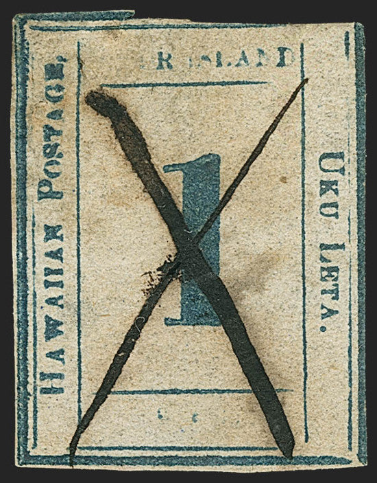 The Hawaiian numeral issue was released in 1859 