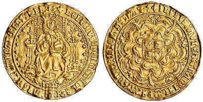 Henry VII sovereign Spink 