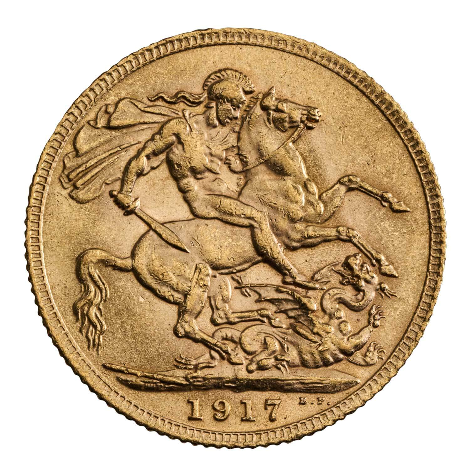 a 1917 gold sovereign
