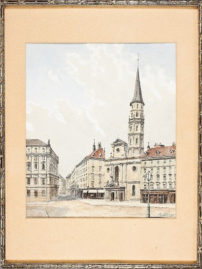 Hitler watercolour Vienna Alexander 