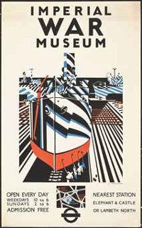 Imperial War Museum London Underground poster 