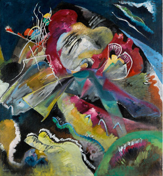 Kandinsky Bild Weiss 